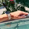 Apple Watch gyöngysoros fém óraszíj-arany /40/41 és 42 mm
