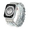 Apple Watch gyöngyös fém óraszíj-ezüst /42/44/45/49 mm