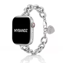 Apple Watch Love fém karkötő szíj-ezüst /40/41 és 42mm
