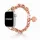 Apple Watch Love fém karkötő szíj-rosegold /40/41 és 42mm