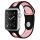 Apple Watch szilikon óraszíj /fekete-pink/ 38/40/41 mm