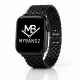 Apple Watch Róma fém óraszíj /fekete/ 40/41 és 42mm
