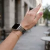Apple Watch Róma fém óraszíj /fekete/ 40/41 és 42mm