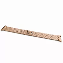 Apple Watch Róma fém óraszíj /rose gold/ 44/45/46/49 mm