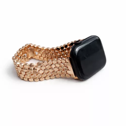 Apple Watch Róma fém óraszíj /rose gold/ 44/45/46/49 mm