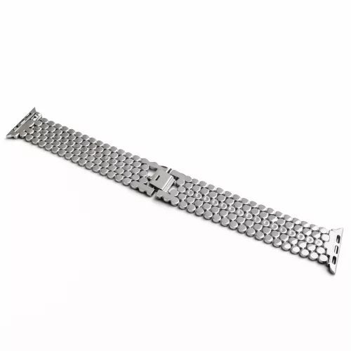 Apple Watch Róma fém óraszíj /ezüst/ 44/45/46/49 mm