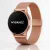 MYBANDZ Csatos milánói  fém óraszíj / rosegold / 20mm