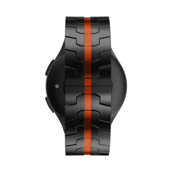Mybandz Space fém óraszíj /fekete-piros/ 20 mm