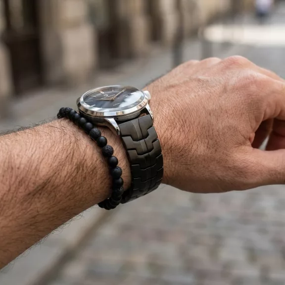 Mybandz Space fém óraszíj /fekete/ 20 mm
