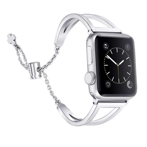Apple Watch láncos fém óraszíj- ezüst/38/40 és 41 mm