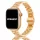 Apple Watch "Pearlmaster" láncszemes vékony fém óraszíj-rosegold / 44/45/46 és 49 mm
