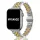 Apple Watch "Pearlmaster" láncszemes vékony fém óraszíj-ezüst-rosegold / 40/41 és 42 mm