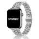 Apple Watch "Pearlmaster" láncszemes vékony fém óraszíj-ezüst / 40/41 és 42 mm
