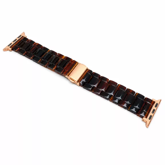 Apple Watch Marble kerámia óraszíj-sötétbarna márvány/  42/44/45/49