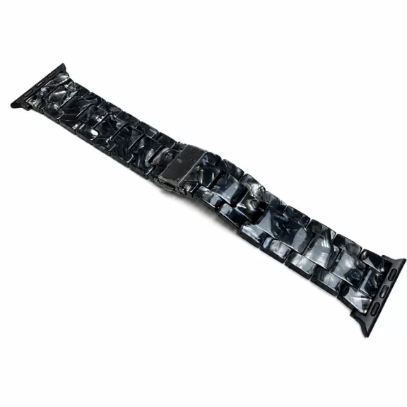 Apple Watch Marble kerámia óraszíj-fekete-fehér márvány/ 40/41 és 42 mm
