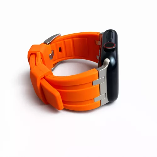 Apple Watch Element óraszíj-narancs(ezüst) 44/45/46 és 49 mm