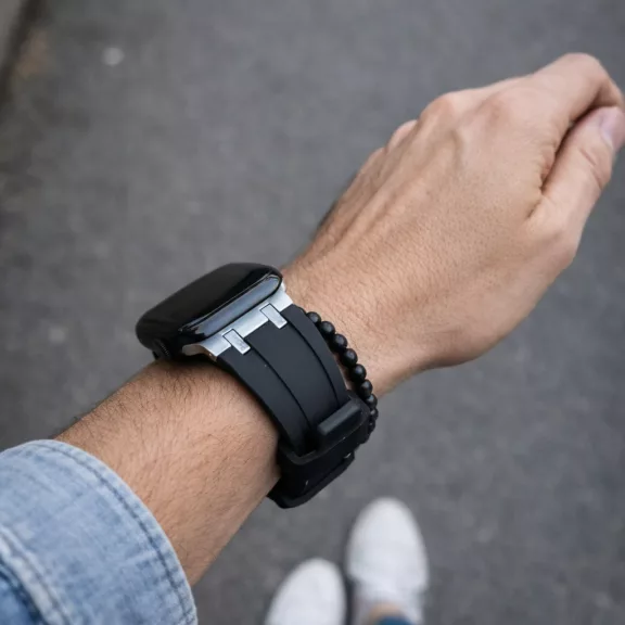 Apple Watch Element óraszíj-fekete 40/41 és 42mm