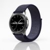 MYBANDZ Tépőzáras rugalmas szövet óraszíj / éjkék / 22mm