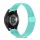 MYBANDZ Milánói mágneses fém óraszíj /tengerzöld/ 20mm