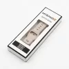 Mybandz bordázott szilikon óraszíj-bézs/22mm