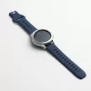 Mybandz bordázott szilikon óraszíj-mélykék/22mm