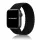 Apple Watch fonott rugalmas szövet óraszíj /fekete/ 40/41 és 42 mm
