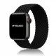 Apple Watch fonott rugalmas szövet óraszíj /fekete/ 40/41 és 42 mm