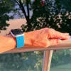 Apple Watch fonott rugalmas szövet óraszíj /égszínkék/ 40/41 és 42 mm