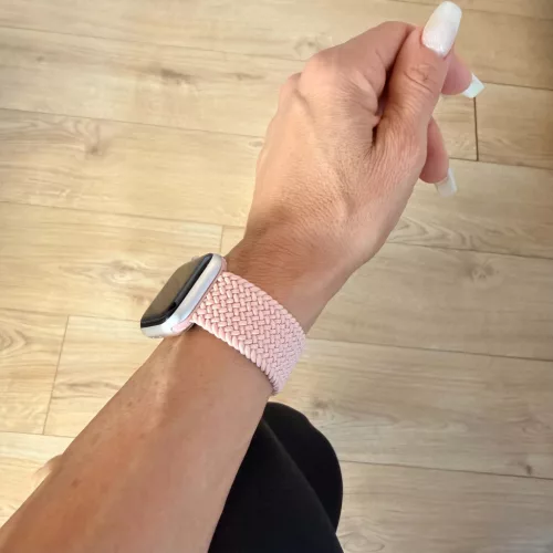 Apple Watch fonott rugalmas szövet óraszíj /púder/ 40/41 és 42 mm