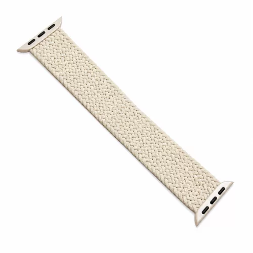 Apple Watch fonott rugalmas szövet óraszíj /bézs/ 40/41 és 42 mm