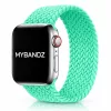 Apple Watch fonott rugalmas szövet óraszíj /mentazöld/ 40/41 és 42 mm
