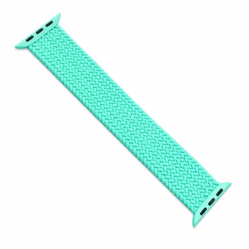 Apple Watch fonott rugalmas szövet óraszíj /mentazöld/ 40/41 és 42 mm