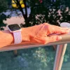 Apple Watch fonott rugalmas szövet óraszíj /levendula/ 40/41 és 42 mm