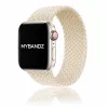 Apple Watch fonott rugalmas szövet óraszíj /bézs/ 44/45/46/49 mm