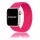 Apple Watch fonott rugalmas szövet óraszíj /magenta/ 44/45/46/49 mm