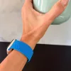 Apple Watch fonott rugalmas szövet óraszíj /égszínkék/ 44/45/46/49 mm