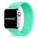 Apple Watch fonott rugalmas szövet óraszíj /mentazöld/ 44/45/46/49 mm