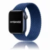 Apple Watch fonott rugalmas szövet óraszíj /mélykék/ 44/45/46/49 mm