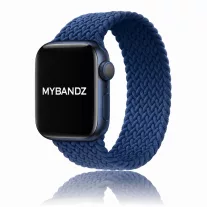   Apple Watch fonott rugalmas szövet óraszíj /mélykék/ 44/45/46/49 mm