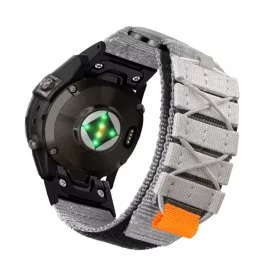   Mybandz Military tépőzáras szövet szíj-szürke(26mm QuickFit )