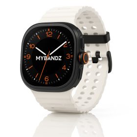   Mybandz Waves szilikon szíj-fehér/Samsung Galaxy Watch Ultra