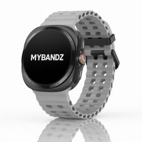  Mybandz Waves szilikon szíj-szürke/Samsung Galaxy Watch Ultra