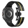 Mybandz Space fém óraszíj-fekete-arany/Samsung Galaxy Watch Ultra