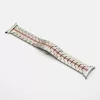 Mybandz Space fém óraszíj-ezüst-piros/Samsung Galaxy Watch Ultra