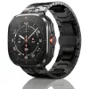 Mybandz Space fém óraszíj-fekete/Samsung Galaxy Watch Ultra