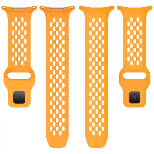 Mybandz Lélegző szilikon szíj-narancs/Samsung Galaxy Watch Ultra