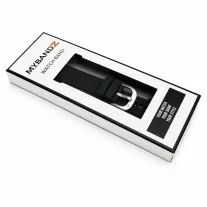   MYBANDZ Pure Szilikon óraszíj / fekete / Samsung Galaxy Fit 3