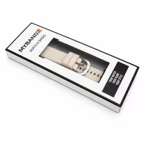   MYBANDZ Pure Szilikon óraszíj / bézs / Samsung Galaxy Fit 3