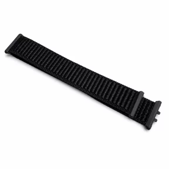 MYBANDZ Tépőzáras szövet óraszíj / fekete/ Samsung Galaxy Fit 3