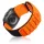 Mybandz Military tépőzáras szövet szíj-narancs.fekete/Samsung Galaxy Watch Ultra